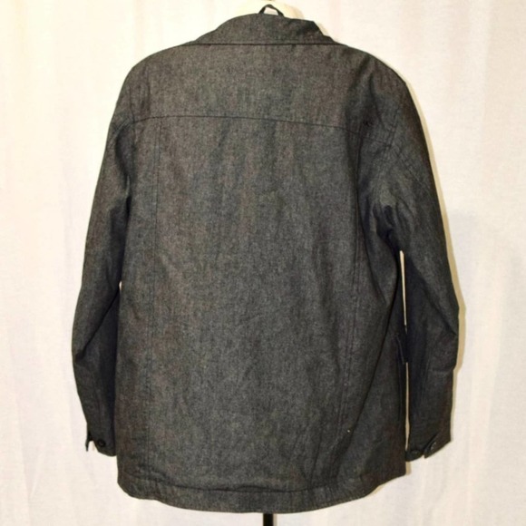 O'NEILL dark grey zipper front 3/4 jacket, size Large - Picture 4 of 7